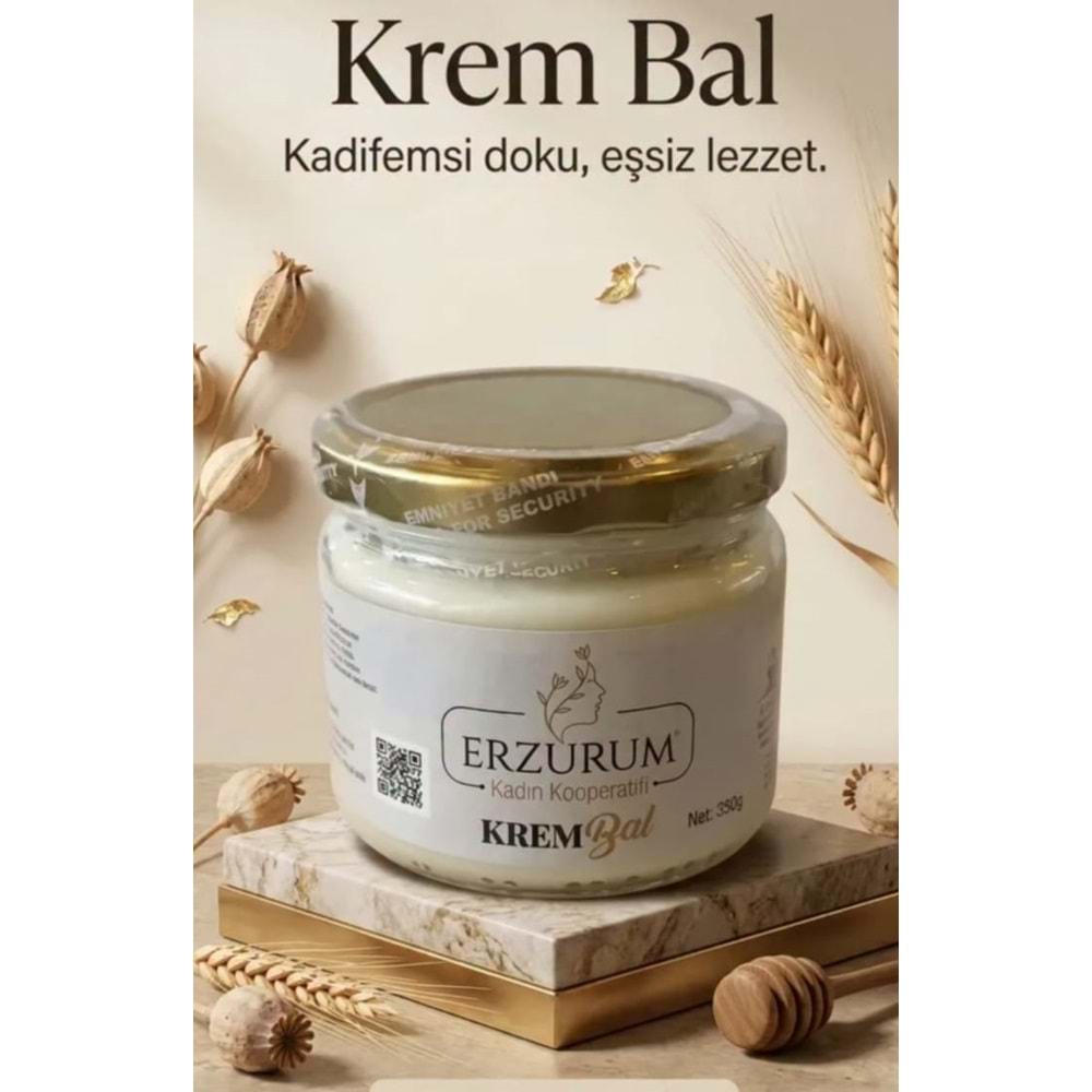 BEYAZ-KREM BAL ERZURUM KADIN KOOPERATİFİ 350 GR